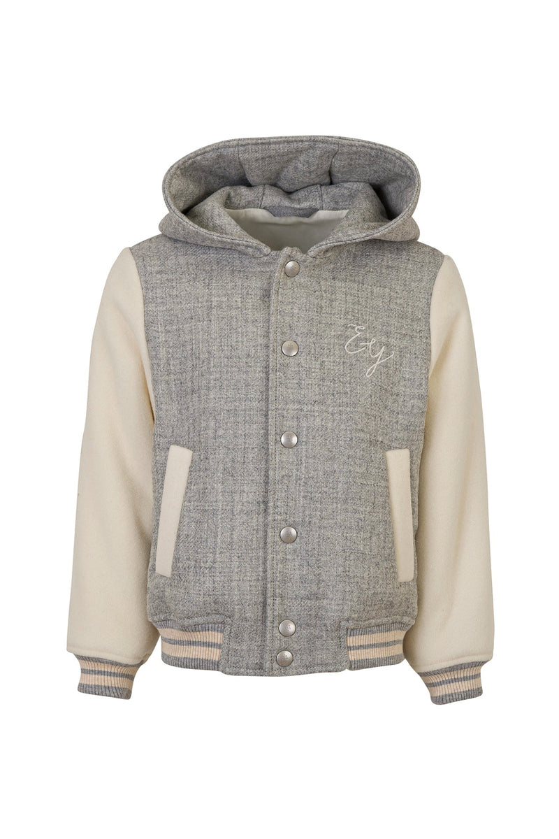 HOODED JACKET WOOL POLYAMIDE KIDS