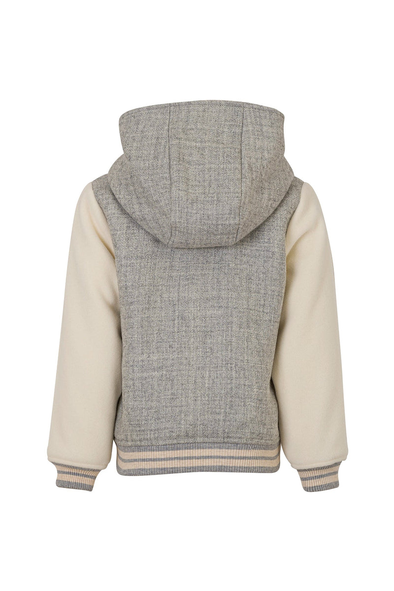 HOODED JACKET WOOL POLYAMIDE KIDS