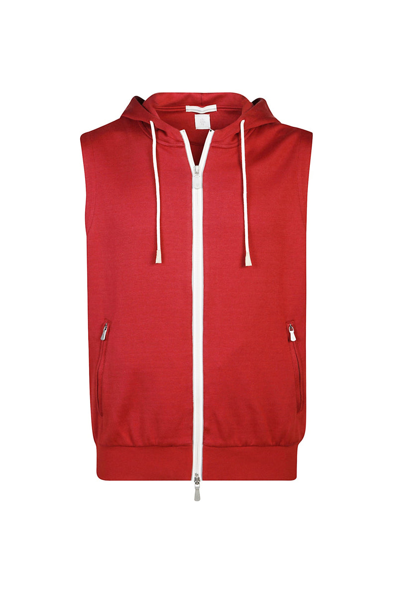 VEST WITH HOOD SS24