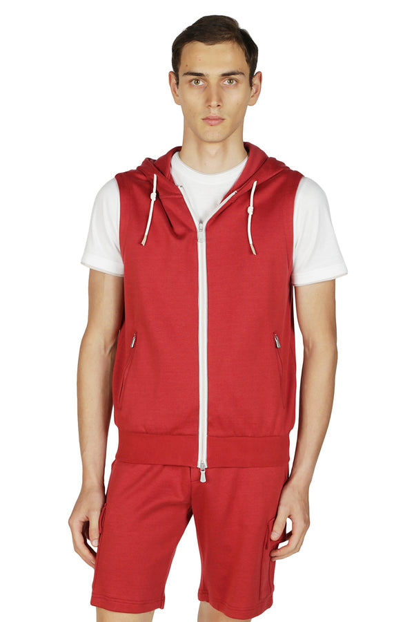 VEST WITH HOOD SS24