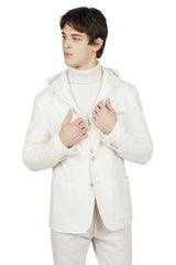 CASHMERE WOOL BIB JACKET