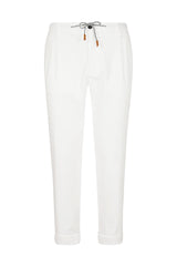 STRETCH COTTON TROUSERS