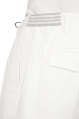 STRETCH COTTON TROUSERS