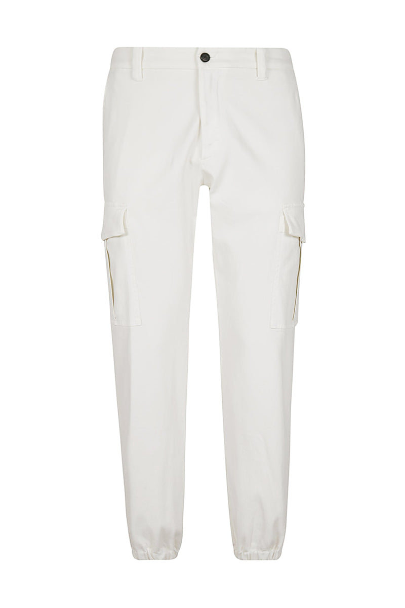 STRETCH COTTON TROUSERS