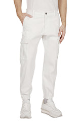 STRETCH COTTON TROUSERS