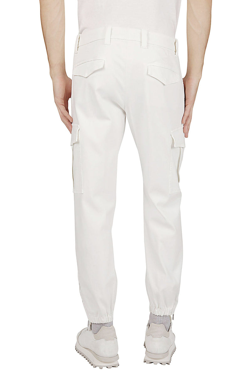 STRETCH COTTON TROUSERS