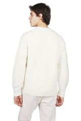 CREW NECK WOOL CASHMERE SWEATER