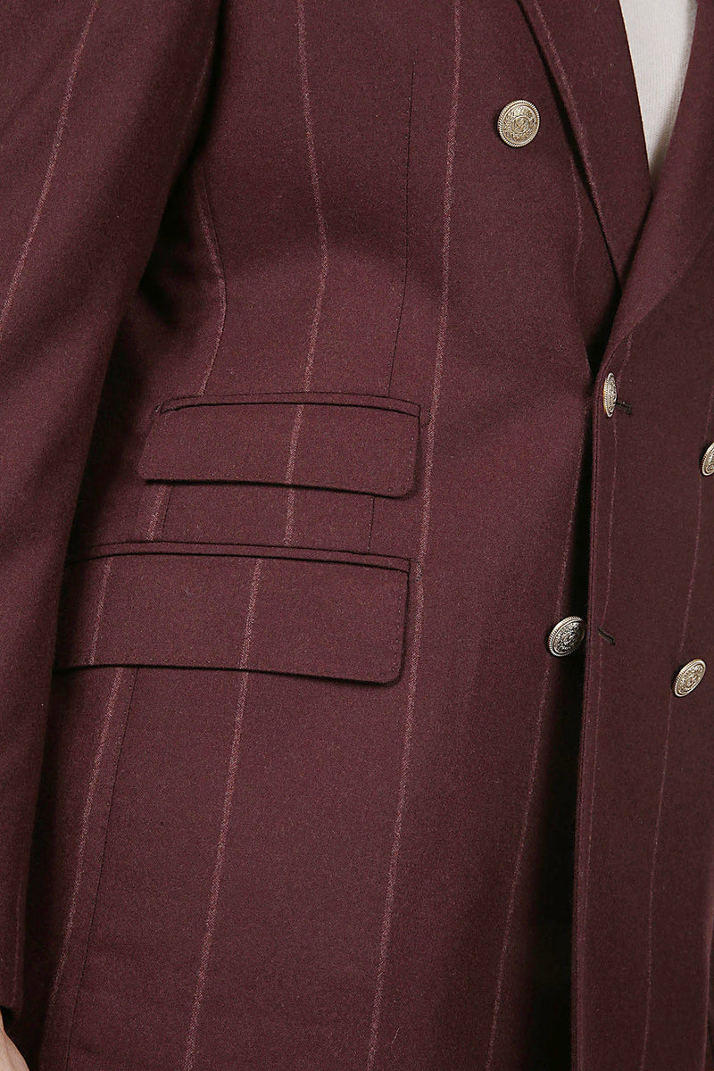 DOUBLE BREASTED WOOL SUIT