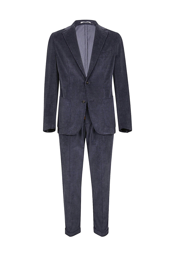 SINGLE BREASTED COTTON CASHMERE SUIT