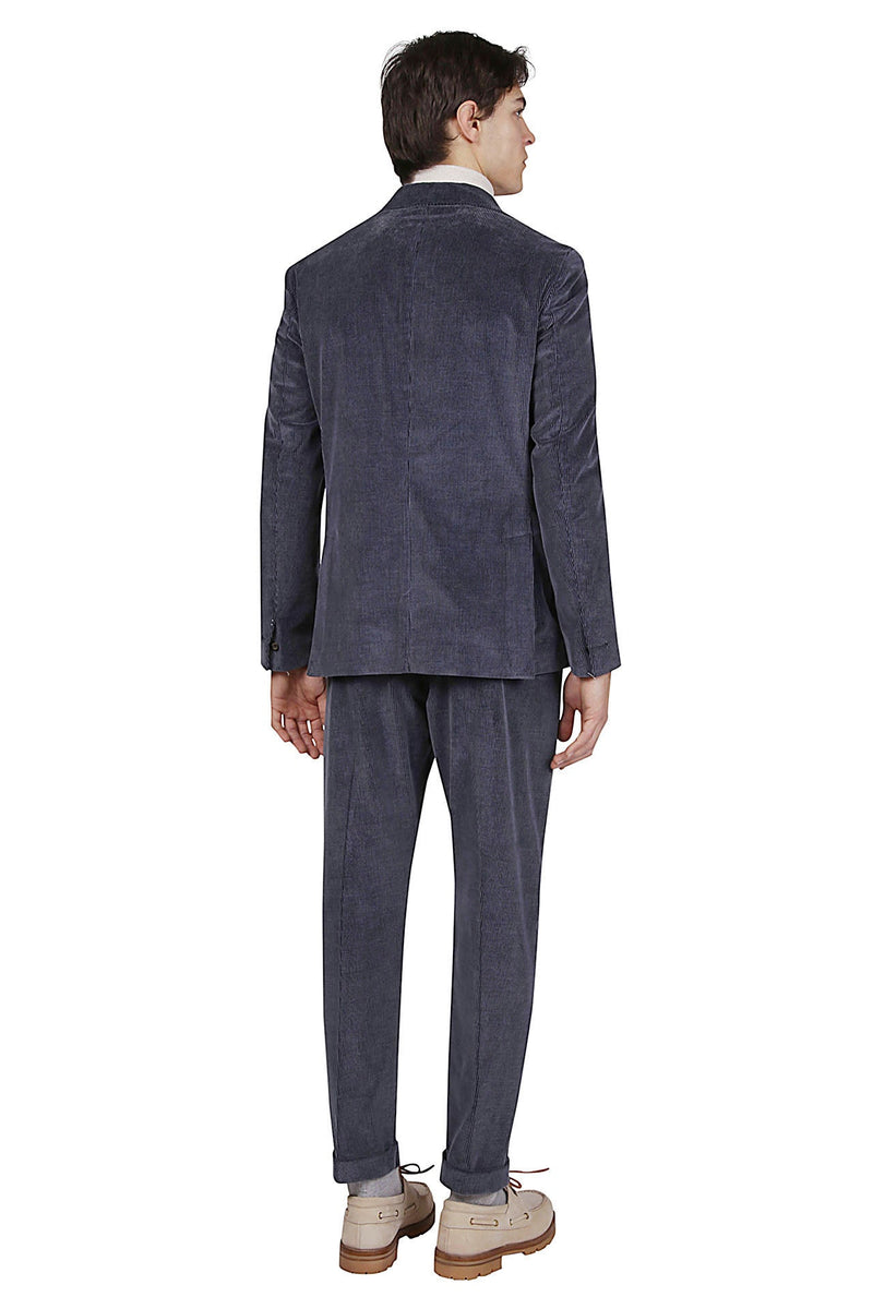 SINGLE BREASTED COTTON CASHMERE SUIT