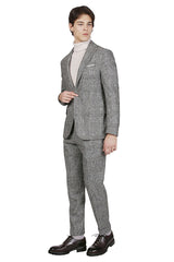 BABY ALPACA WOOL SINGLE BREASTED SUIT