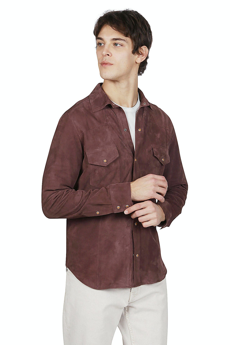 TEXAS SUEDE LEATHER SHIRT