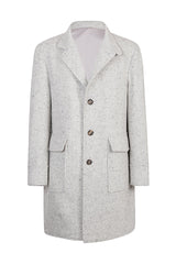 SINGLE BREASTED WOOL COAT