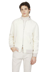 FULL ZIP BOMBER WOOL CASHMERE