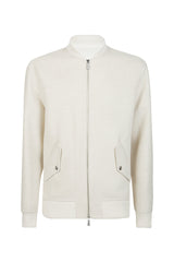 FULL ZIP BOMBER WOOL CASHMERE