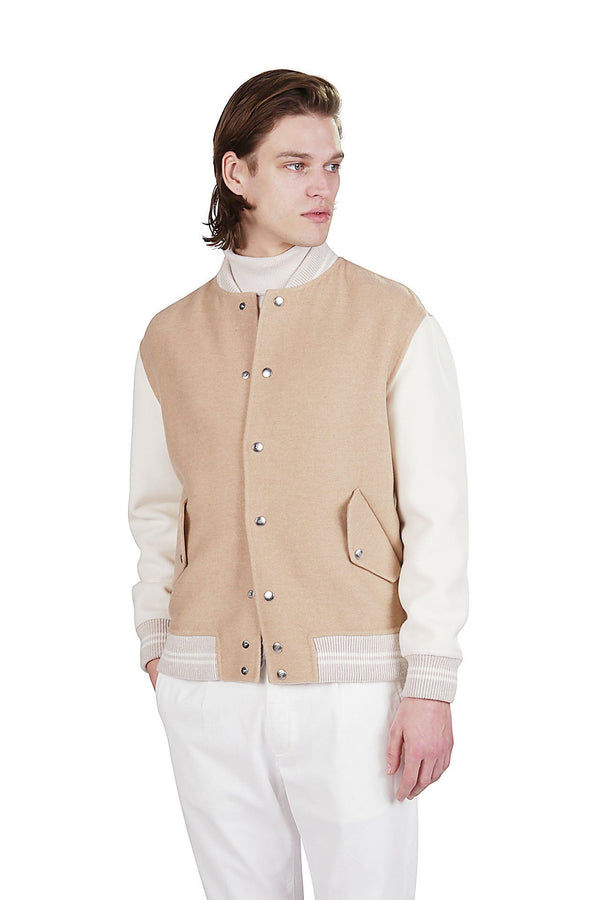 CASHMERE WOOL BOMBER