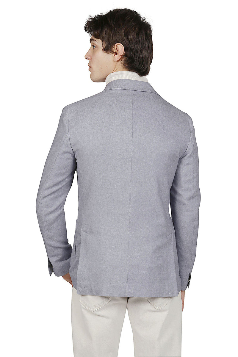 SINGLE BREASTED SILK CASHMERE JACKET