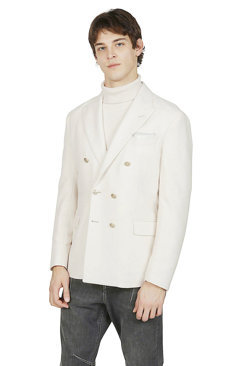 DOUBLE BREASTED CASHMERE JACKET