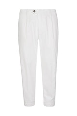 COTTON CASHMERE TROUSERS