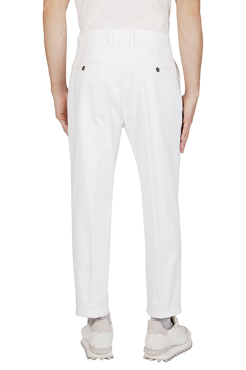 COTTON CASHMERE TROUSERS