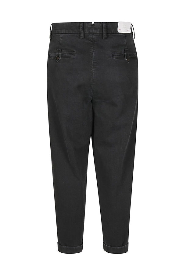 COTTON VELVET TROUSERS