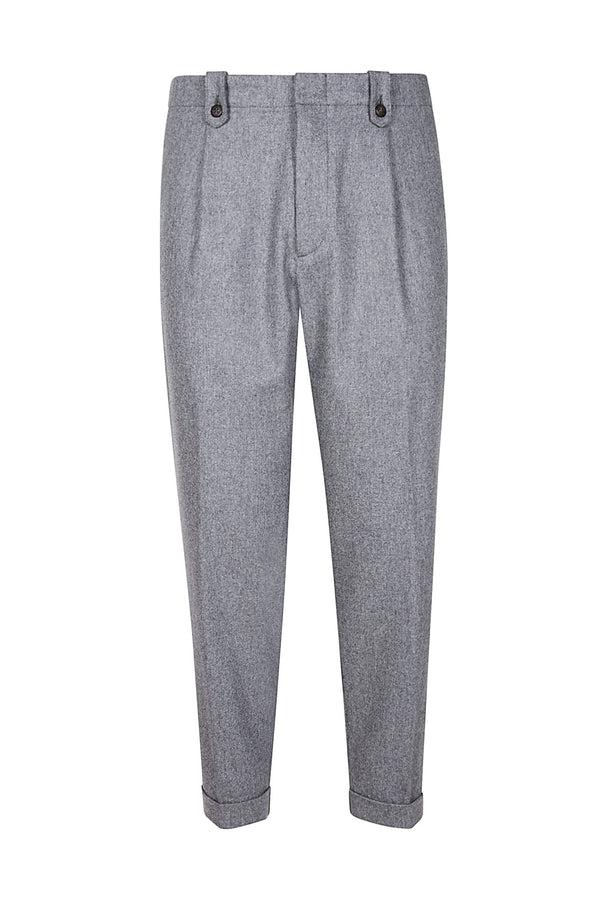 WOOL CASHMERE TROUSERS