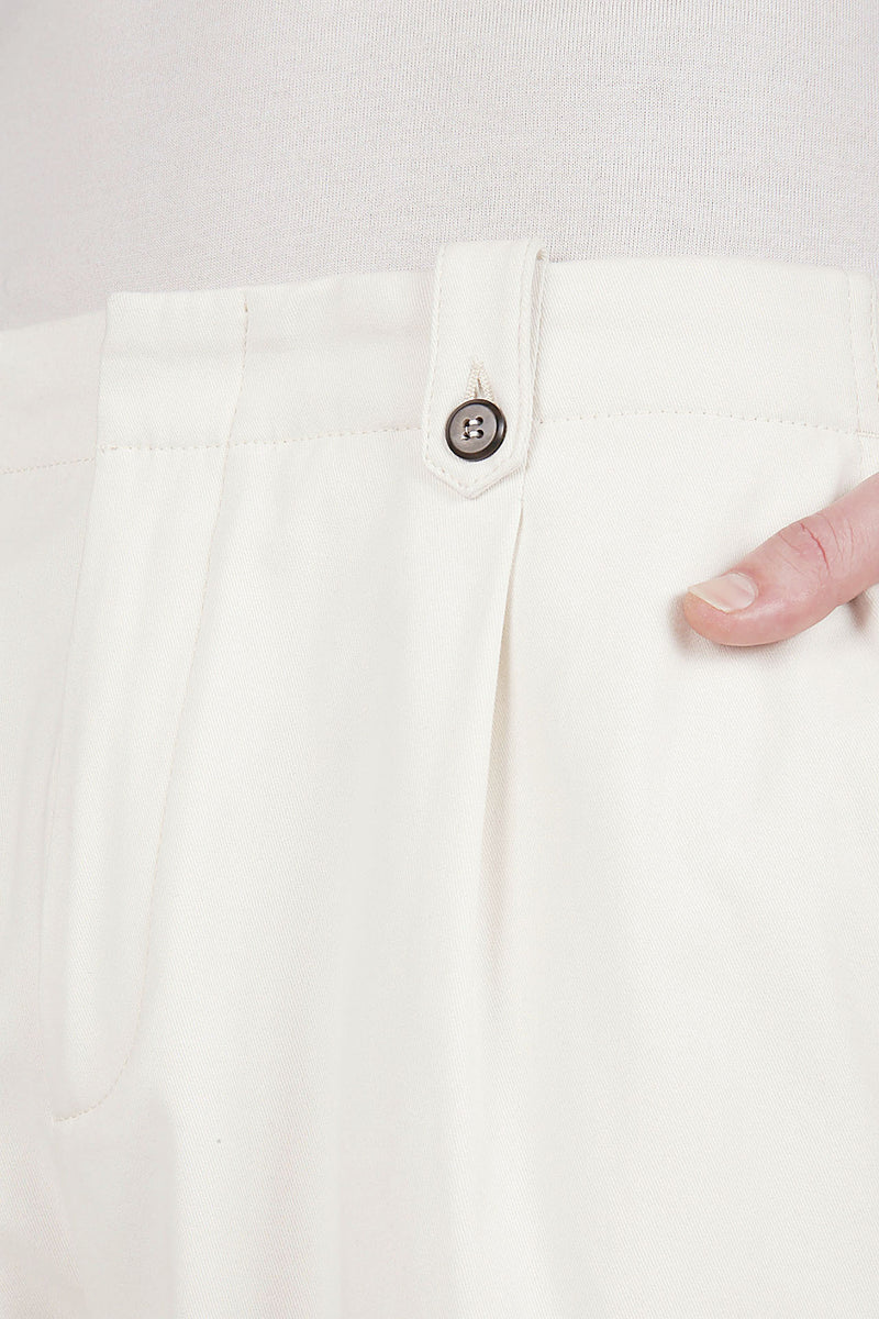 COTTON CASHMERE TROUSERS