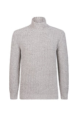 WOOL HIGH NECK SWEATER