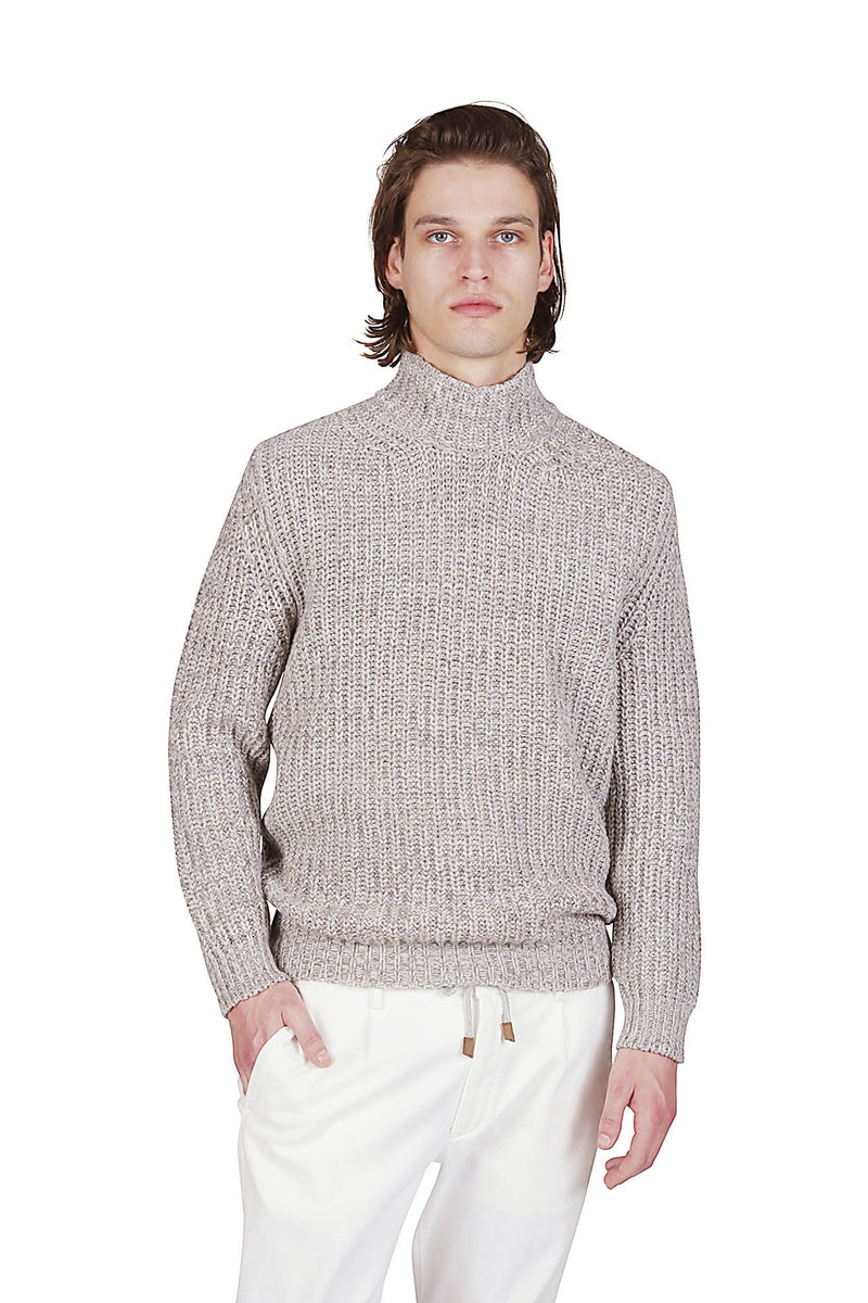 WOOL HIGH NECK SWEATER