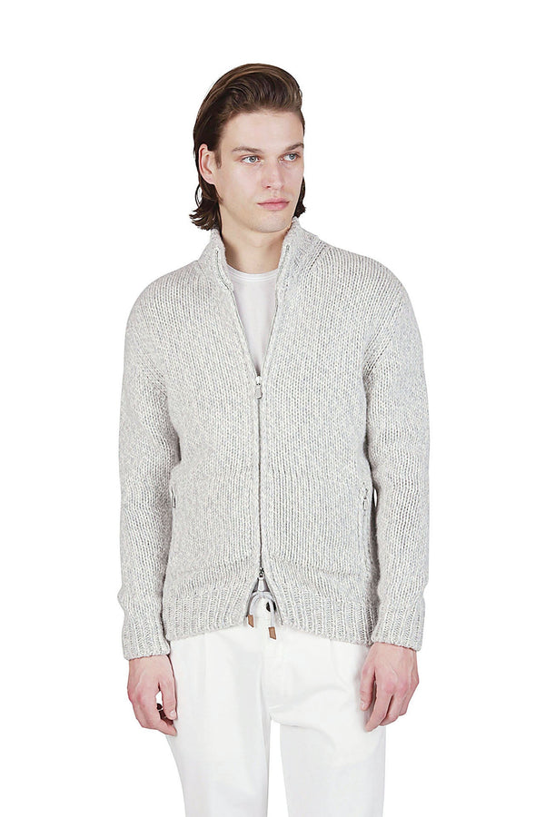 FULL ZIP CASHMERE SWEATER