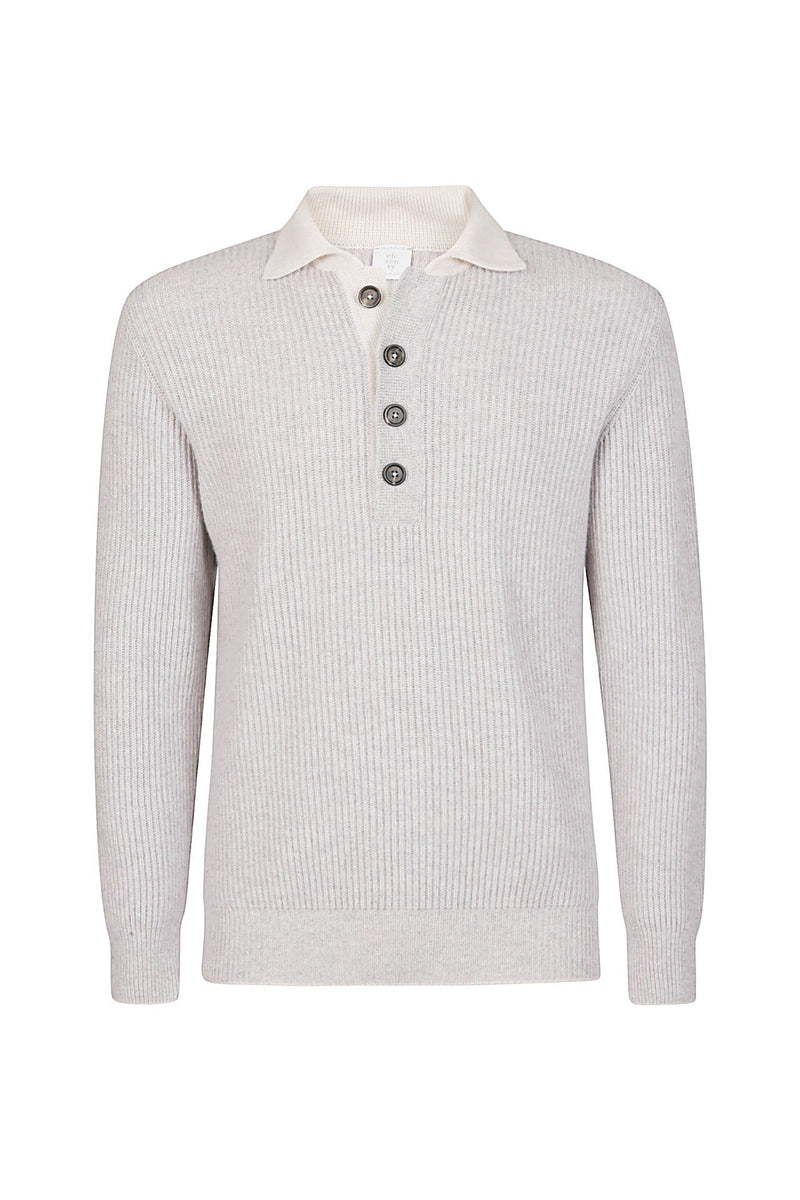 CASHMERE KNITTED POLO