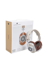 COTTON LINEN AND LEATHER HEADPHONES