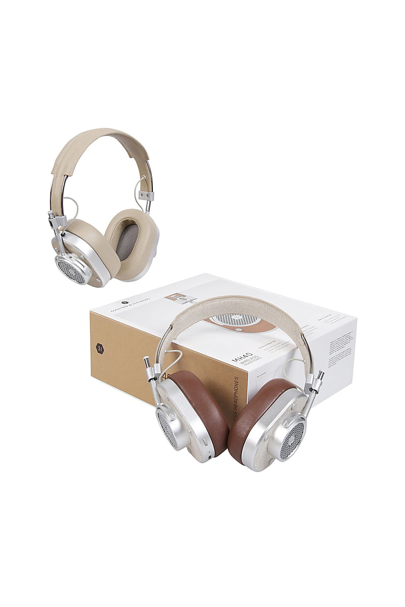 COTTON LINEN AND LEATHER HEADPHONES