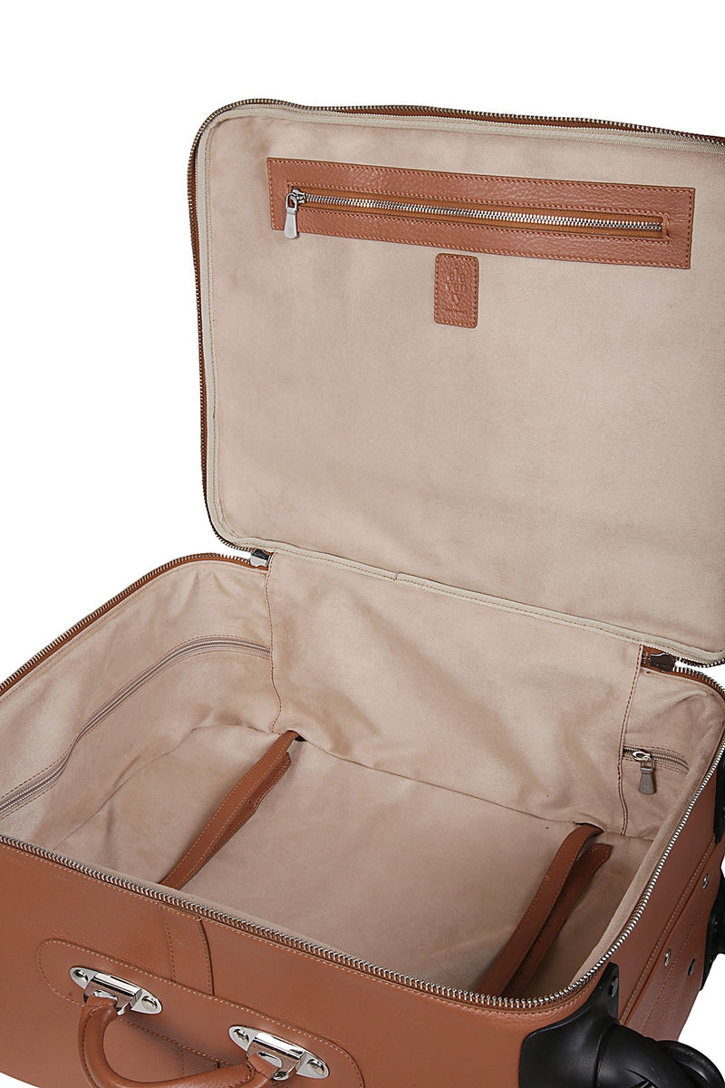 LEATHER TROLLEY