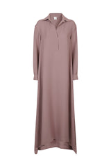 PLAIN SILK CADY DRESS