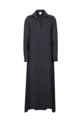 PLAIN SILK CADY DRESS