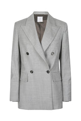 DOUBLE BREASTED JACKET WOOL POLYAMIDE LUREX