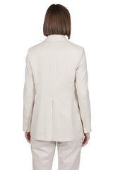 DOUBLE BREASTED JACKET WOOL POLYAMIDE LUREX