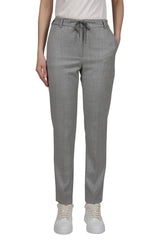 WOOL POLYAMIDE LUREX TROUSERS