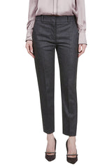 SLIM PANTS WOOL CASHMERE ELASTANE PLAIN