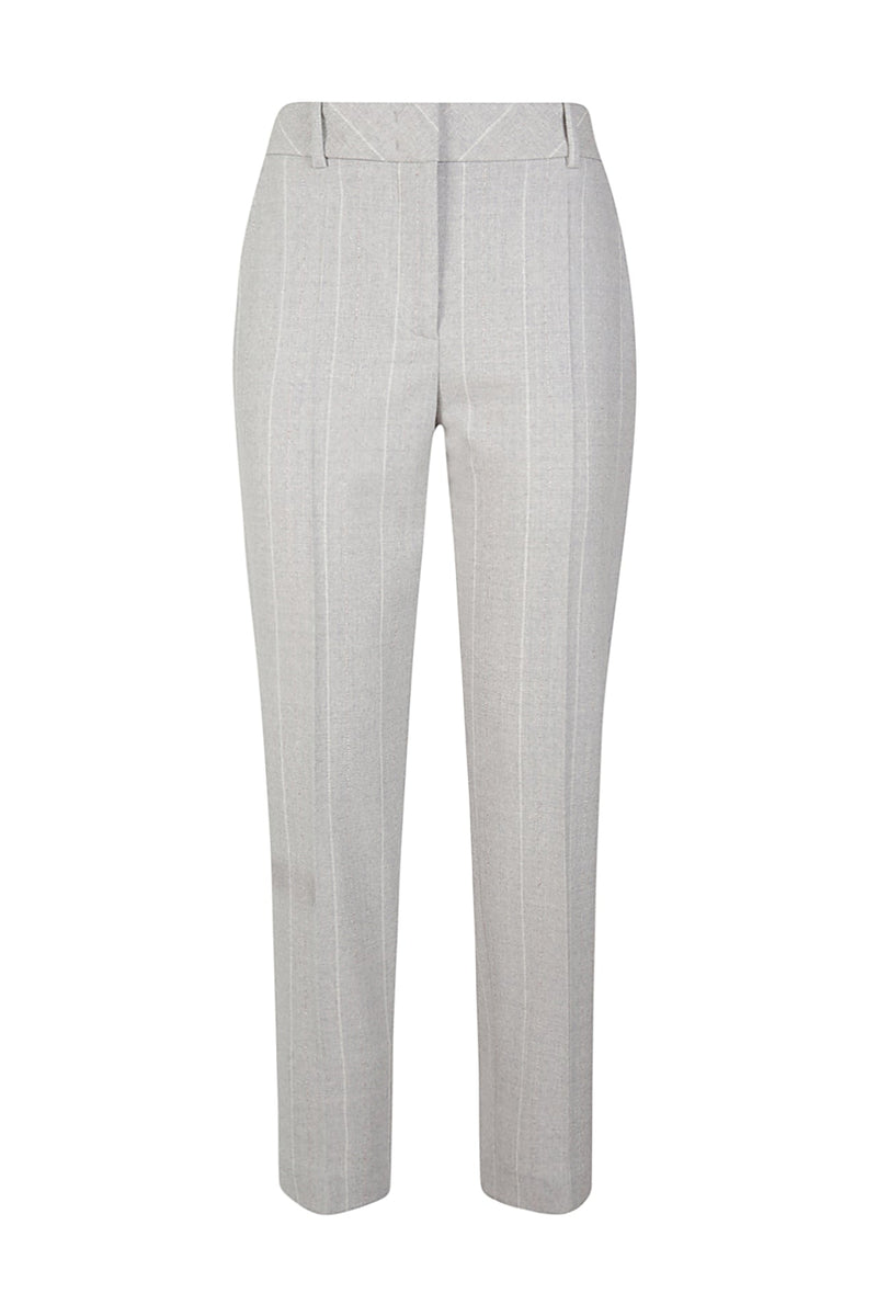 SLIM WOOL ELASTAM BARRE' TROUSERS