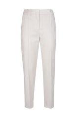 SLIM WOOL POLYAMIDE LUREX PANTS