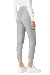 SLIM WOOL POLYAMIDE LUREX PANTS