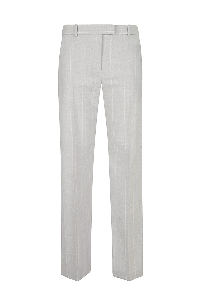 BARRE' WOOL ELASTANE TROUSERS