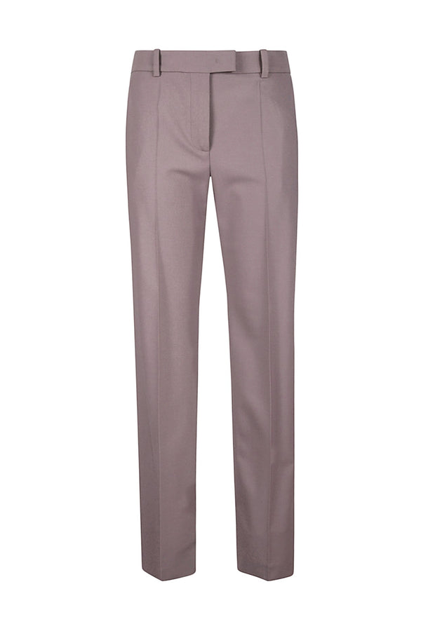 WOOL ELASTANE PLAIN PANTS