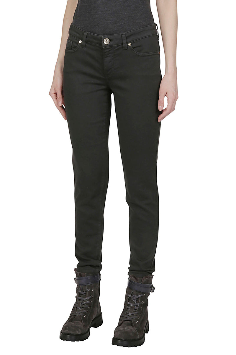 SLIM COTTON ELASTANE TROUSERS