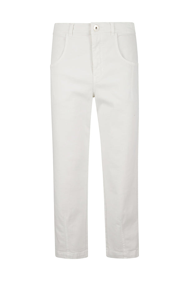 STRETCH COTTON TROUSERS