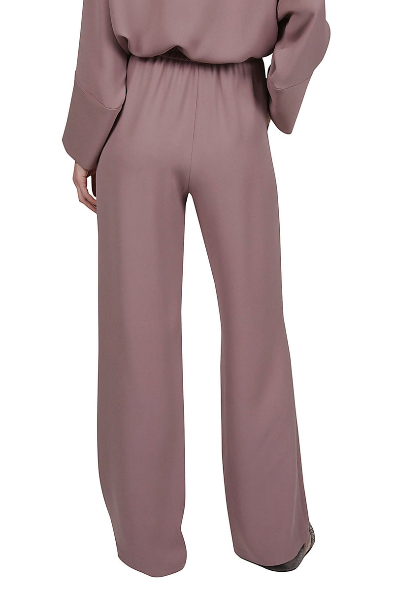 PLAIN SILK CADY TROUSERS