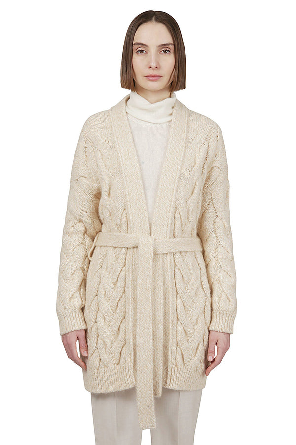 CARDIGAN LANA CASHMERE KID MOHAIR SETA LUREX