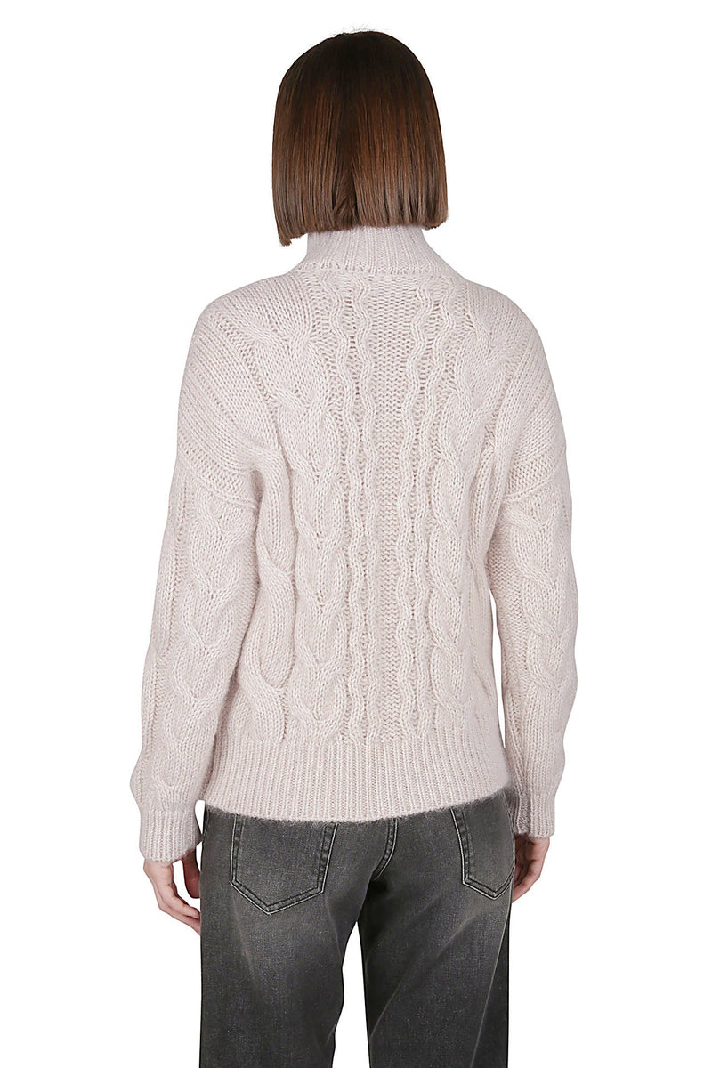 MAGLIA FULL ZIP LANA MERINOS SUPER KID MOHAIR SETA POLIESTERE METALLIZZATO